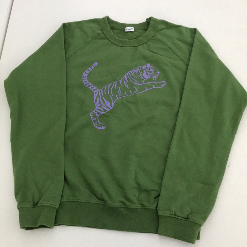Clare V Tiger Sweatshirt